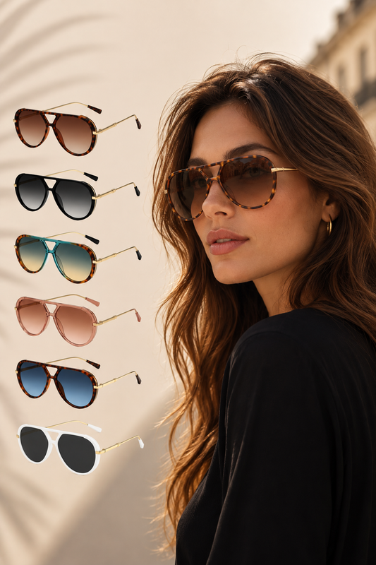 Gafas de Sol con Doble Puente