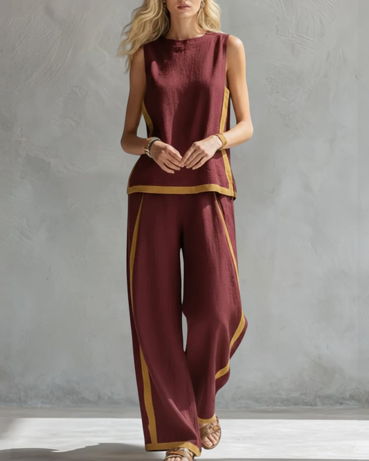 Leila | Conjunto elegante de dos piezas