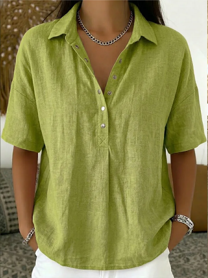 Tessa | Blusa ligera con botones frontales (Oferta temporal 2x1)