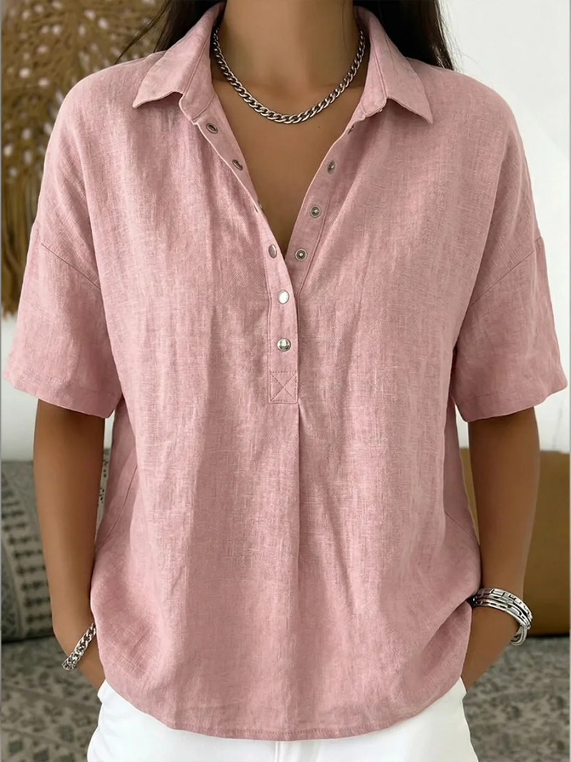 Tessa | Blusa ligera con botones frontales (Oferta temporal 2x1)