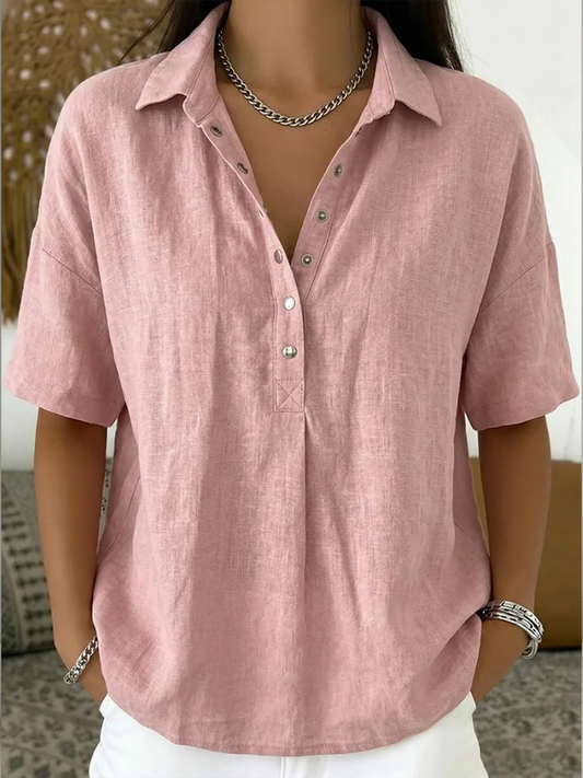 Tessa | Blusa ligera con botones frontales (Oferta temporal 2x1)