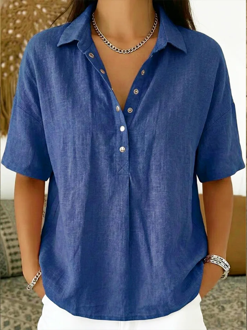 Tessa | Blusa ligera con botones frontales (Oferta temporal 2x1)