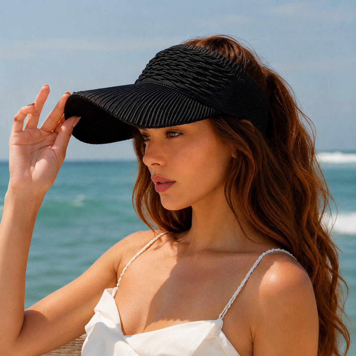 Visera Solar Rafia Elegance
