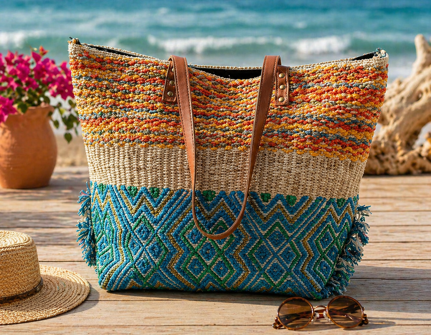 Aguamarina | Tote de Yute