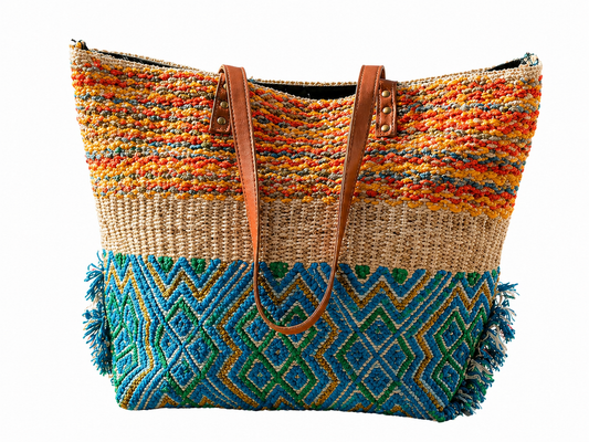 Aguamarina | Tote de Yute