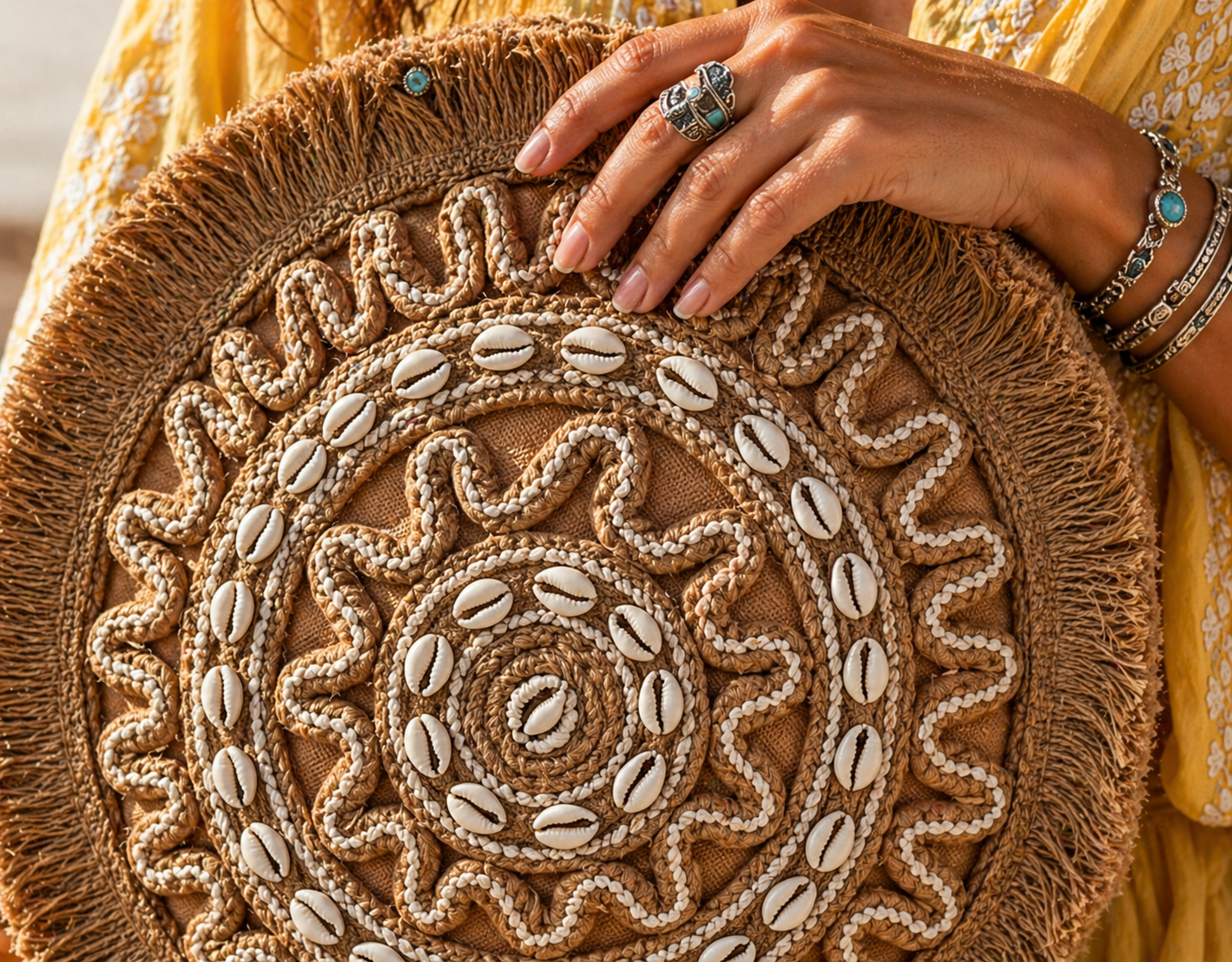 Sol | Bolso Redondo de Yute