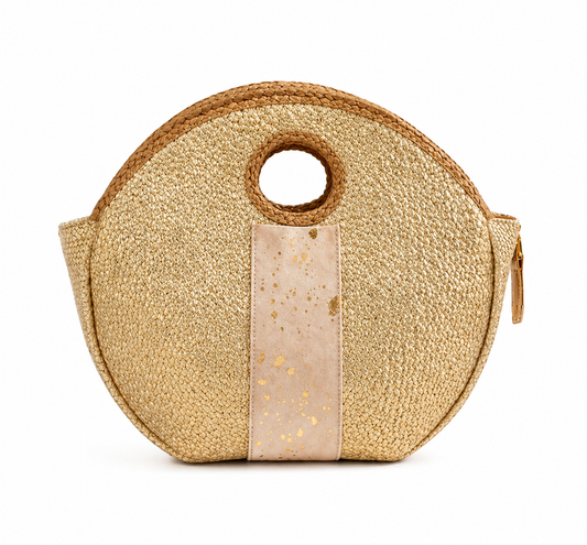Dorado | Bolso Redondo
